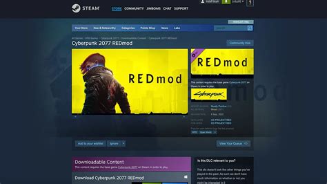 Is there a way to get REDmod if its blocked on steam in my